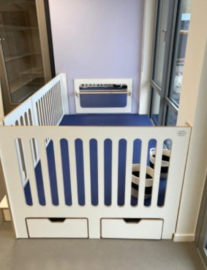 Verhoogde grondbox op maat rechte rand