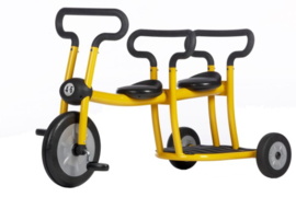 Pilot yellow tricycle 2 seats driewieler