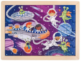 Ruimte vrienden puzzel
