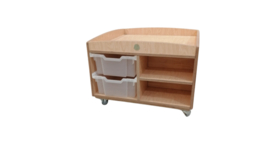 Verrijdbare speeltafel met verhoogde rand