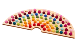 Houten sorteerbord/regenboogmaker