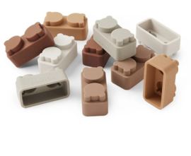 Siliconen bouwblokken, 10 stuks