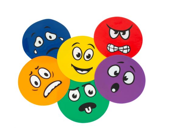 Emotie grondplaten, set van 6