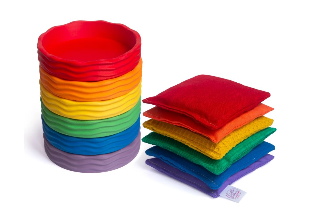 # Grennn x Little Botanic label waves regenboog speelset compleet