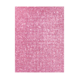 Knutselrubber Mozaiek Glitter, 15 x 20 cm, 6 vel, 6 kleuren ass.