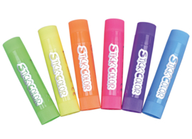 Kleursticks wasco, fluor kleuren, set van 6