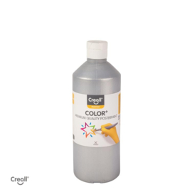 Creall color plakkaatverf 500 ml  zilver