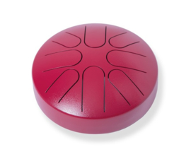 Steel tongue drum mini rood