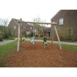 Robinia schommelframe met dubbele schommel