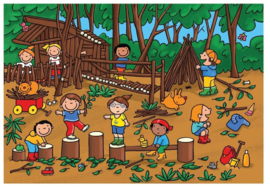 # Kamishibai Zomer zoekplaten/vertelplaten