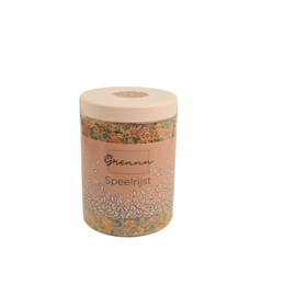 # Grennn Speelrijst Pastelmix 750 gram