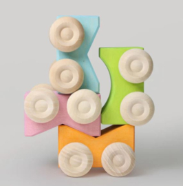 Grimms stapelbare auto's Blauw