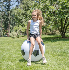 Opblaasbare Jumbo Voetbal 76 cm