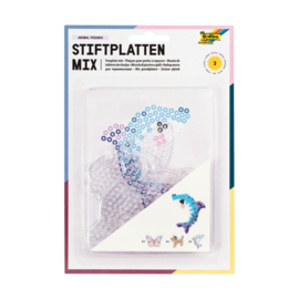 # Strijkkralen borden dierenwereld