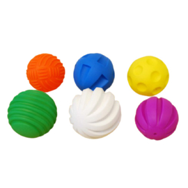 Tickit sensorische ballen, 6 stuks