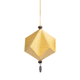 Dik engels karton, 300 grams, A4-blok, 10 vel, goud en zilver