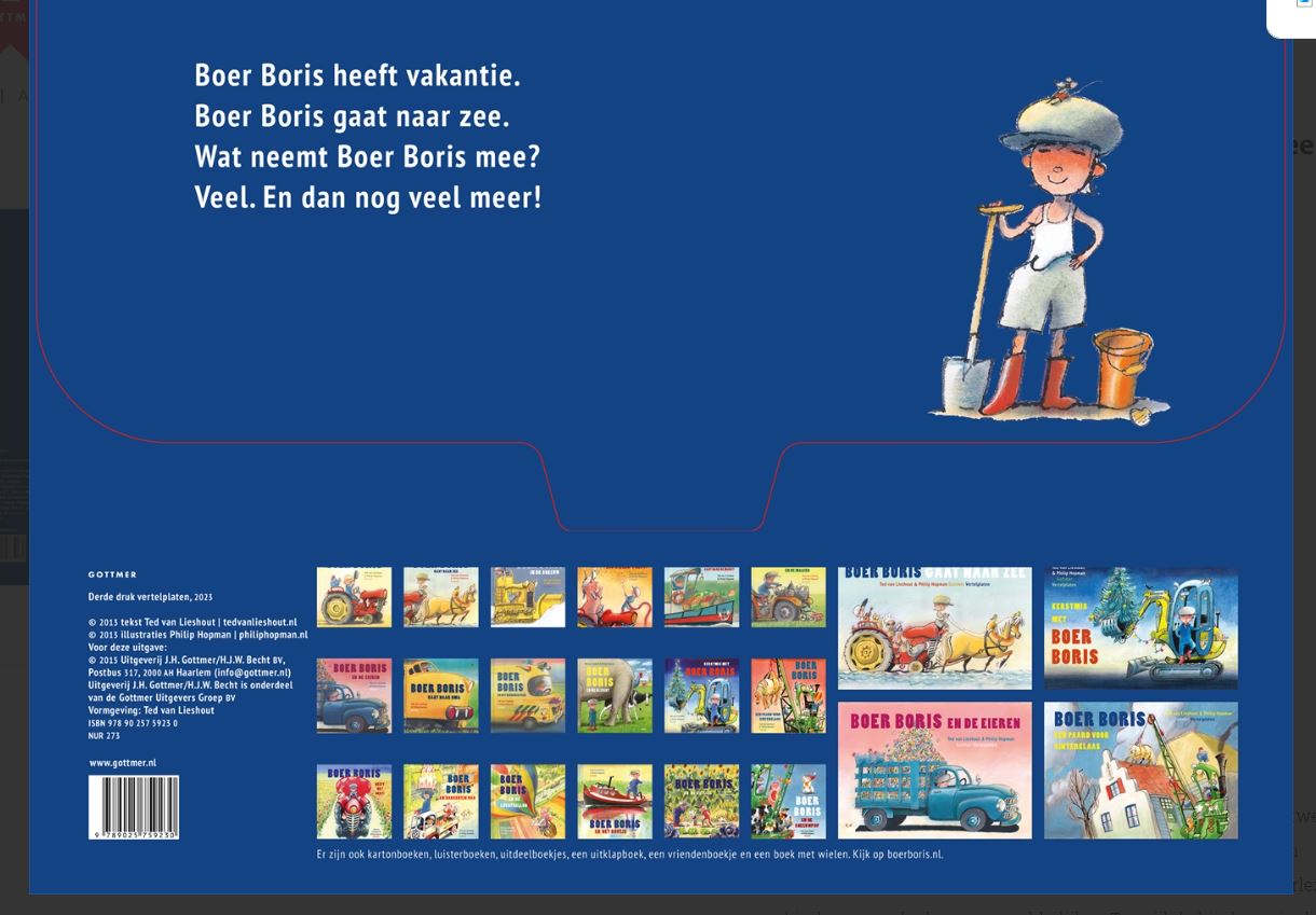 # Kamishibai vertelplaten Boer Boris gaat naar zee