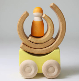 Grimms stapelbare auto's Geel