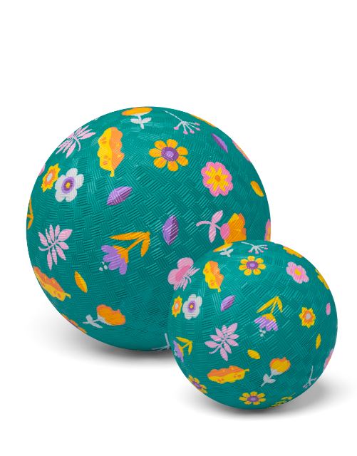 Rubber bal - Bloemen - 13 cm
