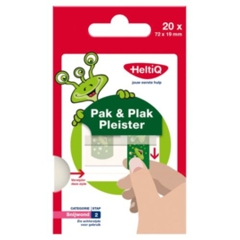 # HeltiQ Pak & Plak Pleister Groen - Mike