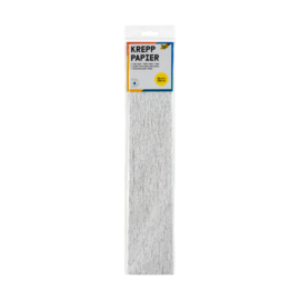 # Crêpepapier zilver