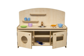 # Kinderkeuken Deluxe berken/berken hpl