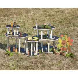 # Open einde trapsgewijze speeltafels rond 5 stuks