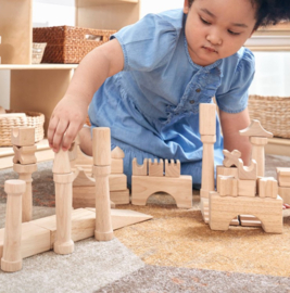 Houten architecturale bouwblokken