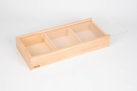 Tickit houten ontdek bakken/vindselboxen, set van 3