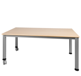 Rechthoekige tafel vaste hoogte 160 x 80 cm