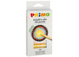 Primo oliepastel waskrijtjes, set van 12 stuks