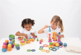 Loose parts regenboog set 84-delig