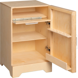 Houten koelkast voor kleuters naturel wit