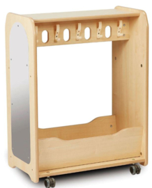 Mini mobiele verkleedkoffer/verkleedmeubel