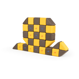 JollyHeap set Medium, 50 stuks magnetische blokken (2 vormen)