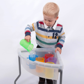 Tickit doorschijnende kleuren schenkkannen, set van 6