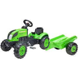 Trap tractor groen