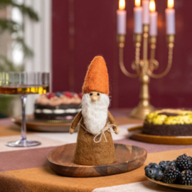 Kabouter Indian Summer bruin, 3 stuks Fairtrade