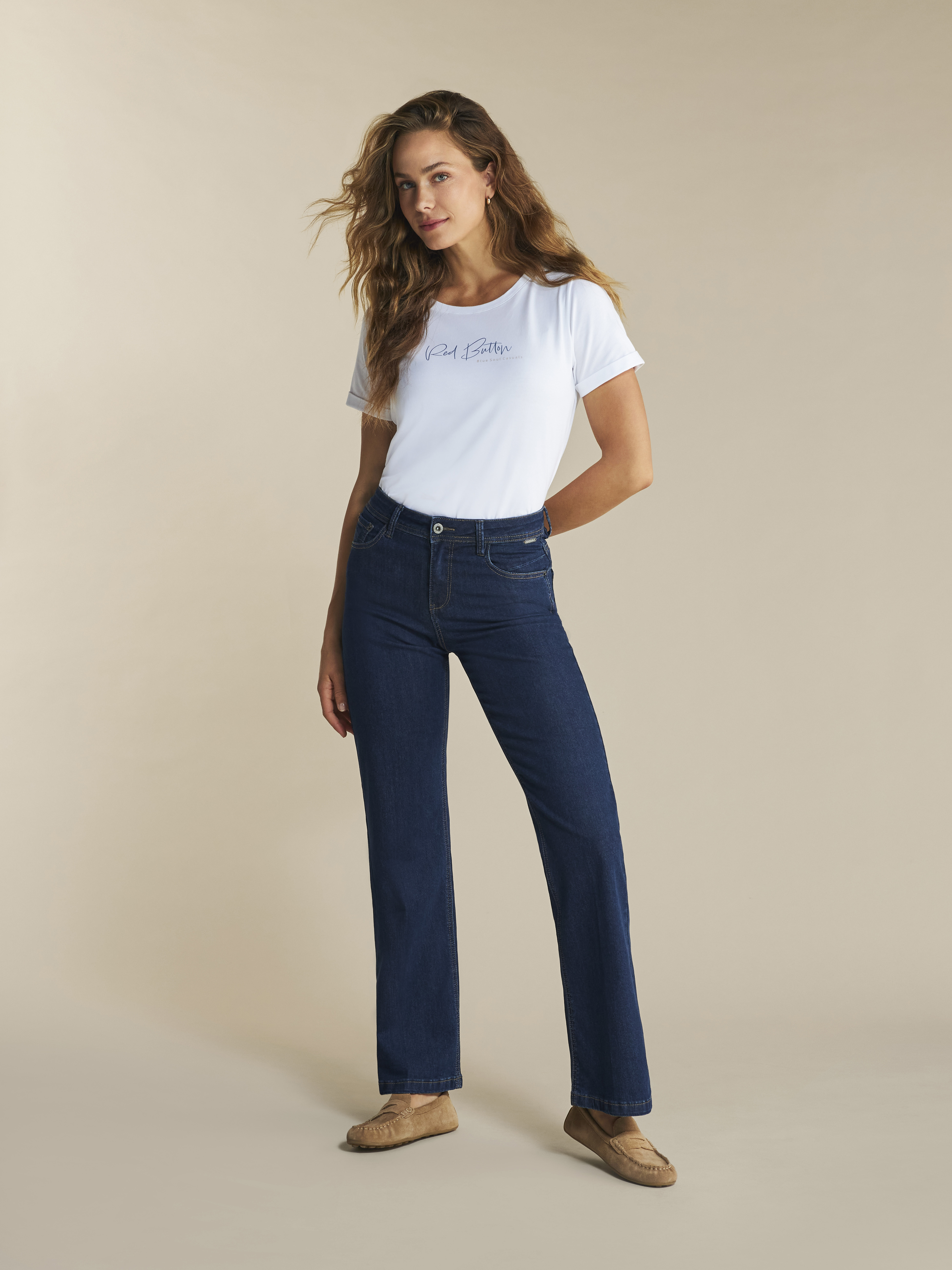 Red Button Colette Dark blue SRB4334