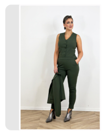 Glammlabel jumpsuit Hunter olive