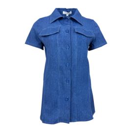 Glammlabel blouse Luna denim print