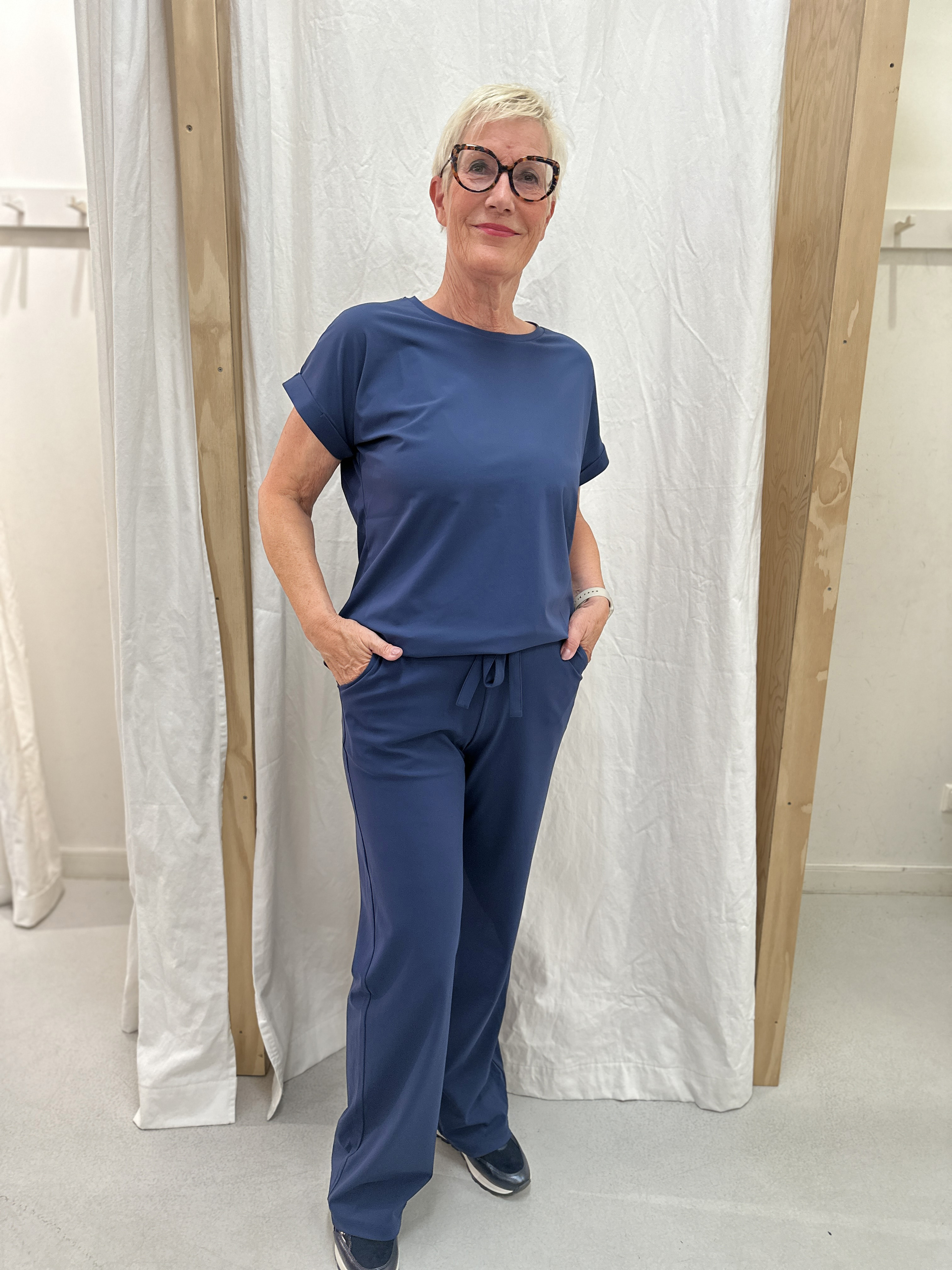 Glammlabel top Lola indigo