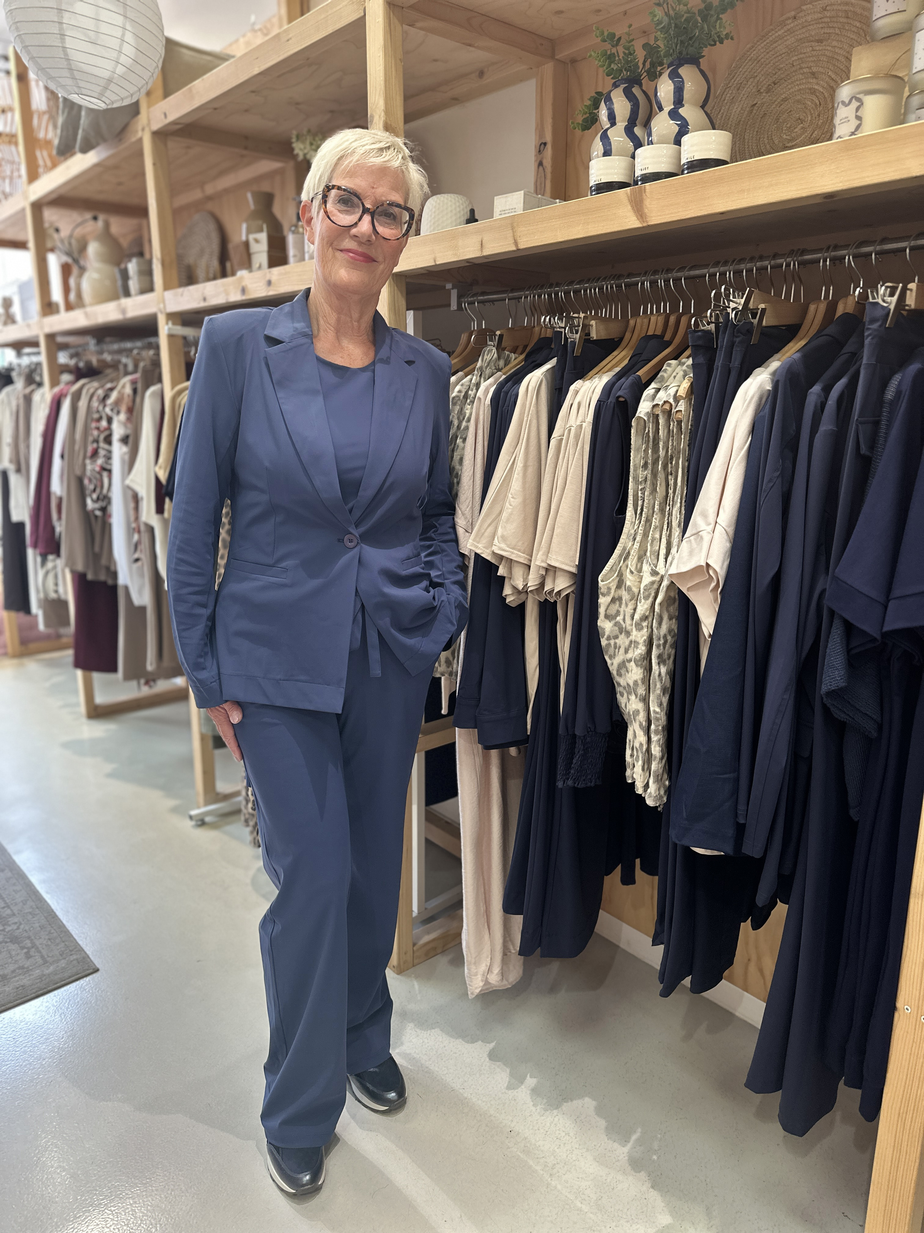 Glammlabel trouser Dominique indigo