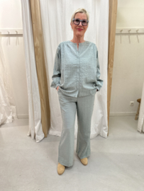 Zusss seersucker broek silverblue