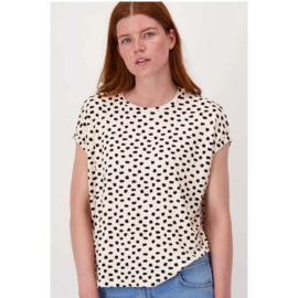 Zusss t-shirt opgerolde mouw stip