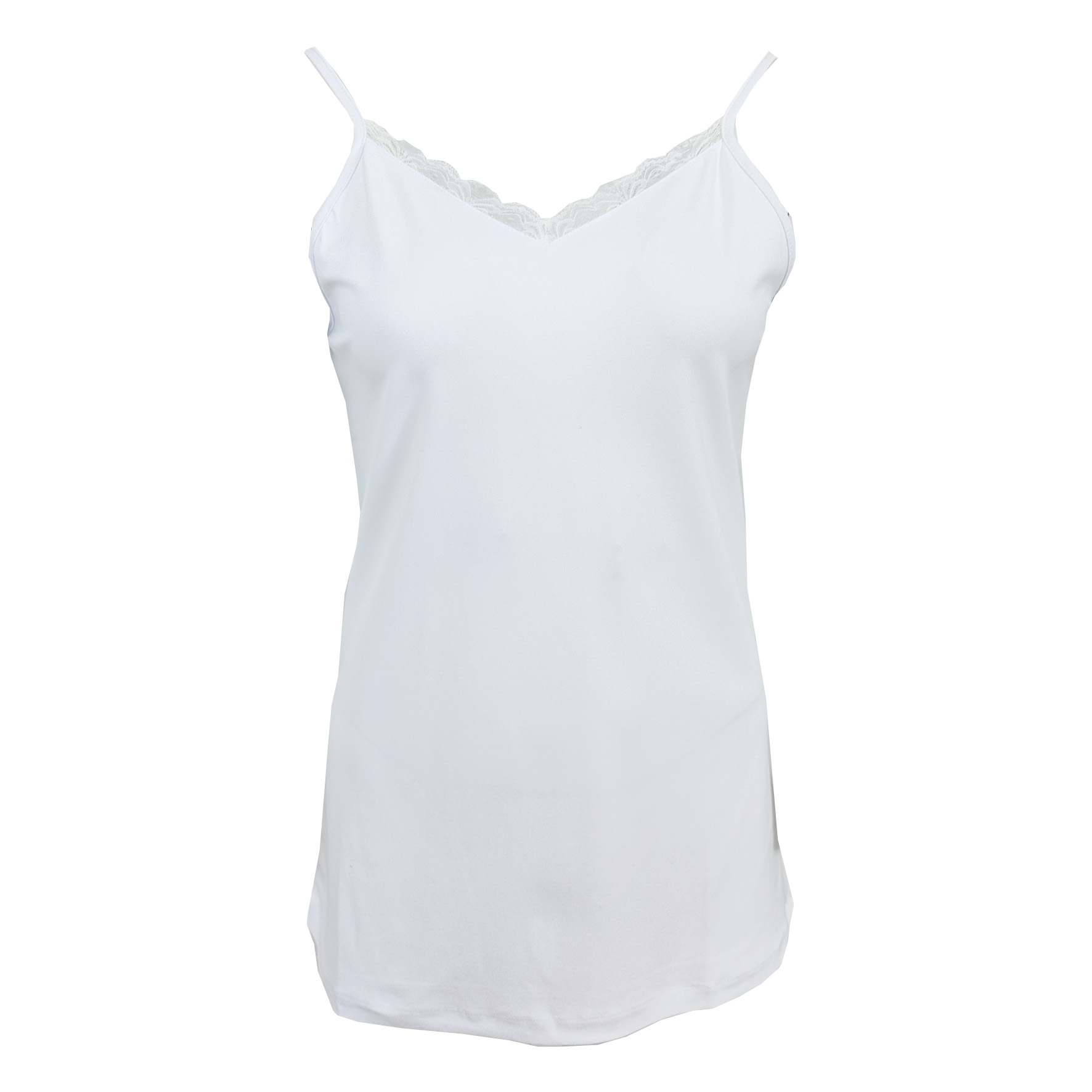 Glammlabel top Alba white