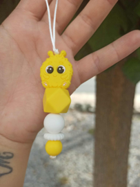 jaszipper geel monstertje