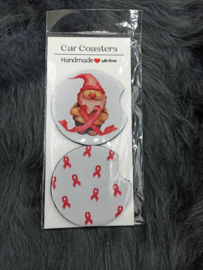 car coaster think pink