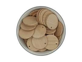 houten schijf 37mm