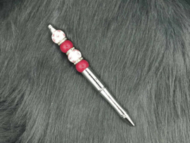 pen strikjesprint zilver